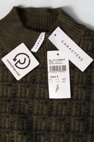 Damski sweter Caractere, Rozmiar L, Kolor Zielony, Cena 299,99 zł