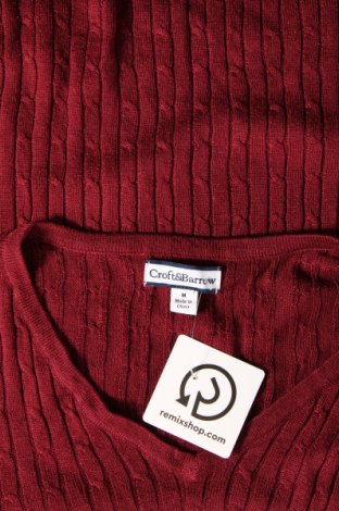 Damenpullover Croft & Barrow, Größe M, Farbe Rot, Preis 9,49 €