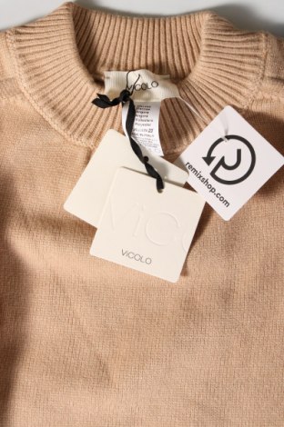 Damenpullover Vicolo, Größe M, Farbe Beige, Preis 65,49 €