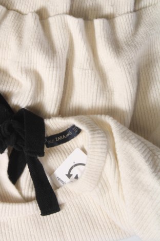 Γυναικείο πουλόβερ Zara Knitwear, Μέγεθος M, Χρώμα Εκρού, Τιμή 9,99 €