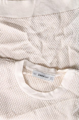 Dámský svetr Zara Knitwear, Velikost S, Barva Krémová, Cena  179,00 Kč