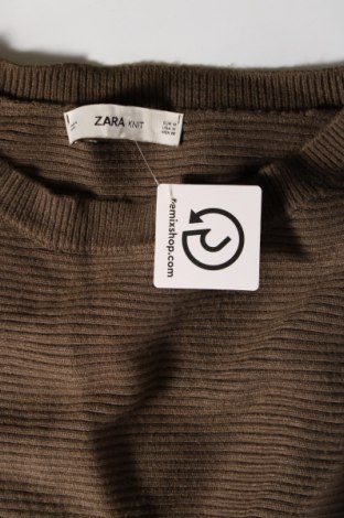 Дамски пуловер Zara Knitwear, Размер M, Цвят Зелен, Цена 12,49 лв.