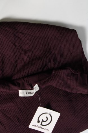 Дамски пуловер Zara Knitwear, Размер L, Цвят Лилав, Цена 13,99 лв.