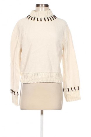 Damski sweter Zara Trafaluc, Rozmiar S, Kolor ecru, Cena 47,99 zł