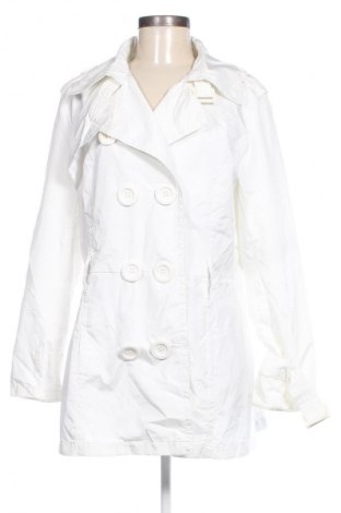 Damen Trenchcoat, Größe XL, Farbe Weiß, Preis 20,99 €