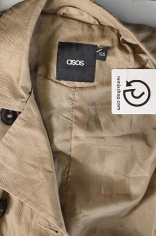 Γυναικεία καμπαρντίνα ASOS, Μέγεθος XXS, Χρώμα Καφέ, Τιμή 59,99 €