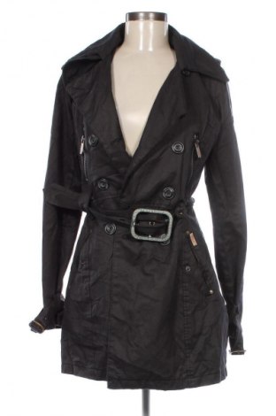 Damen Trench Coat Khujo, Größe S, Farbe Schwarz, Preis € 15,99