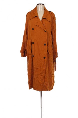 Damen Trenchcoat Zara, Größe M, Farbe Orange, Preis 15,99 €