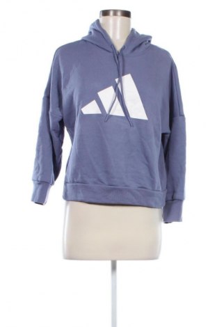 Damen Sweatshirt Adidas, Größe XS, Farbe Blau, Preis 17,49 €