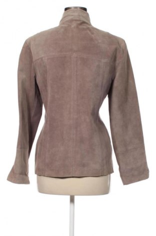 Damen Lederjacke, Größe M, Farbe Grau, Preis € 34,99