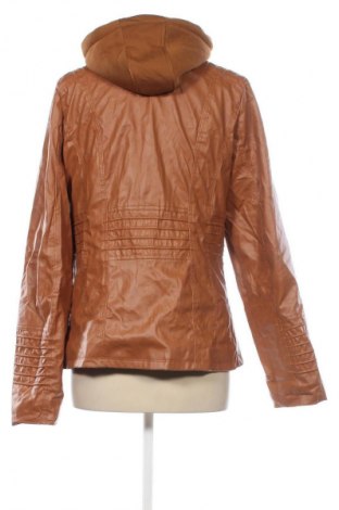 Damen Lederjacke, Größe M, Farbe Braun, Preis 18,99 €