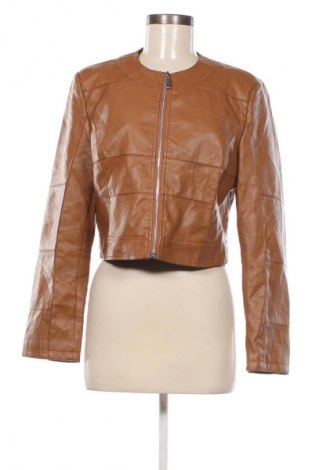 Damen Lederjacke, Größe M, Farbe Braun, Preis 18,99 €