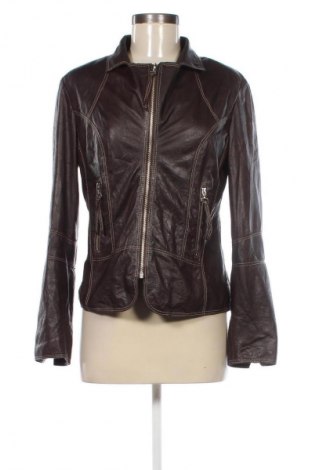 Damen Lederjacke, Größe M, Farbe Braun, Preis 34,49 €