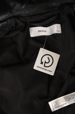 Geacă de piele pentru femei Bershka, Mărime XS, Culoare Negru, Preț 253,99 Lei