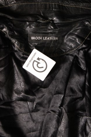 Дамско кожено яке Broch Leather, Размер XL, Цвят Черен, Цена 78,49 лв.