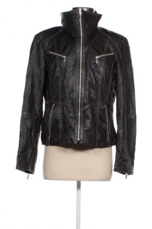 Damen Lederjacke Broch Leather, Größe M, Farbe Schwarz, Preis € 54,49