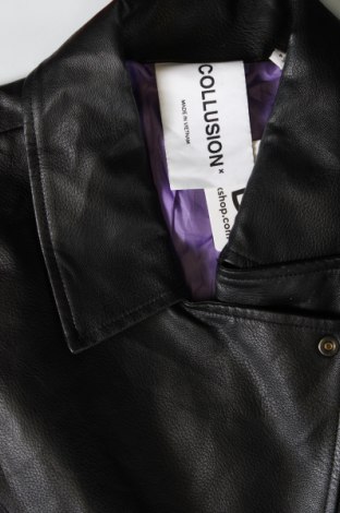 Damen Lederjacke Collusion, Größe S, Farbe Schwarz, Preis € 24,99