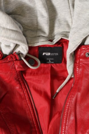 Damen Lederjacke Fb Sister, Größe L, Farbe Rot, Preis € 19,49