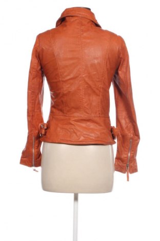 Damen Lederjacke Freaky Nation, Größe XS, Farbe Orange, Preis 62,99 €