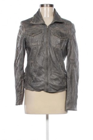 Damen Lederjacke Jake*s, Größe M, Farbe Grau, Preis 62,49 €