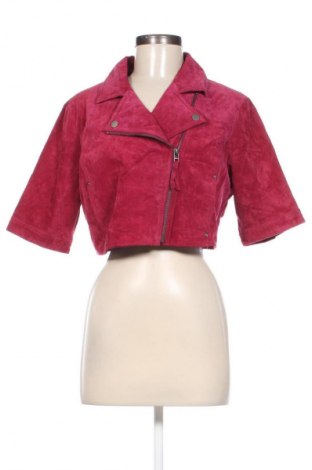 Damen Lederjacke Jensen, Größe L, Farbe Rot, Preis 27,49 €