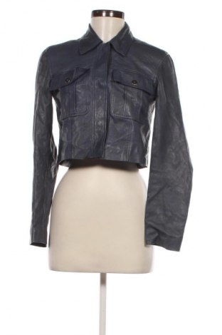 Damen Lederjacke Karen Millen, Größe S, Farbe Blau, Preis € 237,49