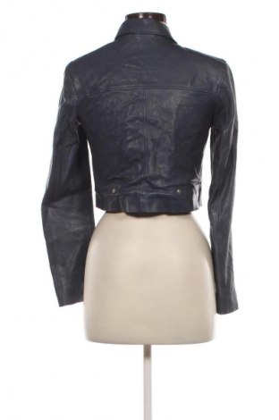 Dámska kožená bunda  Karen Millen, Veľkosť S, Farba Modrá, Cena  259,95 €