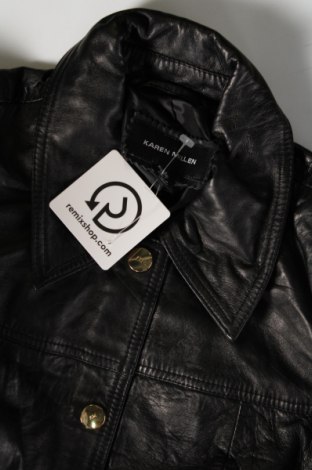 Damen Lederjacke Karen Millen, Größe S, Farbe Schwarz, Preis 259,99 €