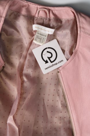 Geacă de piele pentru femei Mademoiselle  R by La Redoute, Mărime M, Culoare Roz, Preț 158,69 Lei