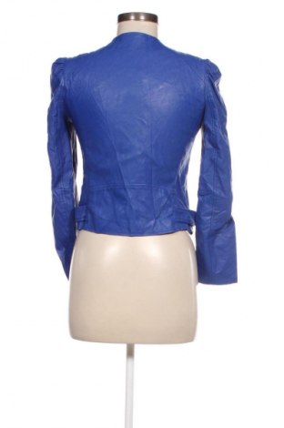 Damen Lederjacke Mango, Größe S, Farbe Blau, Preis 15,99 €