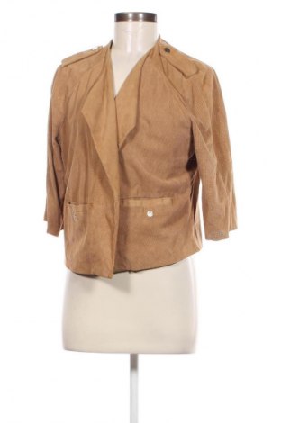 Damen Lederjacke Massimo Dutti, Größe L, Farbe Beige, Preis € 76,99