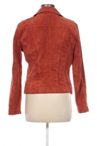 Damen Lederjacke ONLY, Größe M, Farbe Orange, Preis 27,99 €