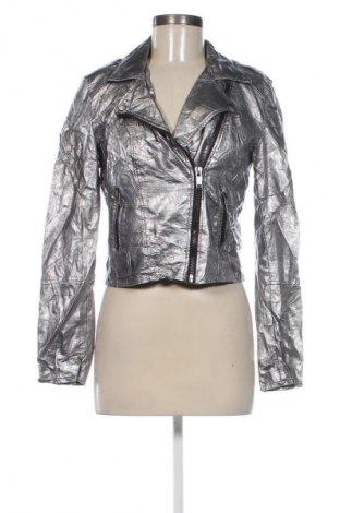 Damen Lederjacke ONLY, Größe S, Farbe Silber, Preis € 13,49