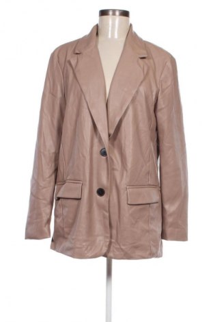 Damen Lederjacke Primark, Größe L, Farbe Beige, Preis € 18,99