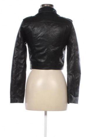 Damen Lederjacke Stradivarius, Größe S, Farbe Schwarz, Preis 40,99 €