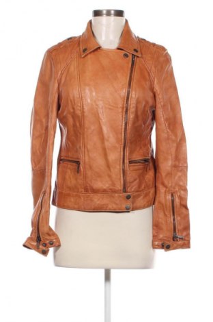 Damen Lederjacke Stradivarius, Größe M, Farbe Braun, Preis 34,99 €