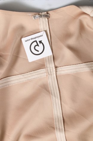 Damenmantel Zara, Größe L, Farbe Beige, Preis 15,99 €