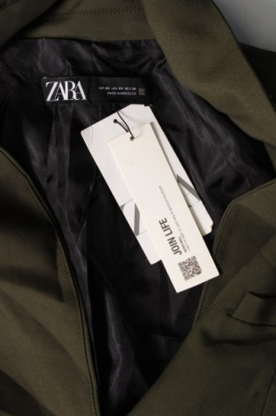 Γυναικείο παλτό Zara, Μέγεθος XS, Χρώμα Πράσινο, Τιμή 76,99 €