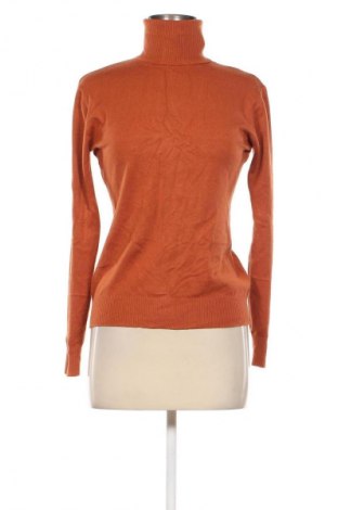 Damen Rollkragen, Größe M, Farbe Orange, Preis 9,99 €