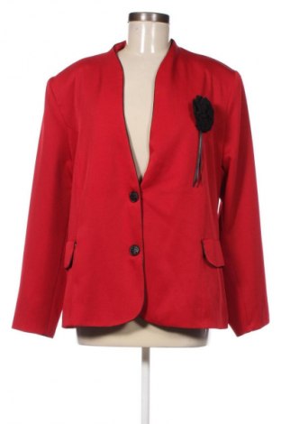 Damen Blazer, Größe 3XL, Farbe Rot, Preis 32,18 €