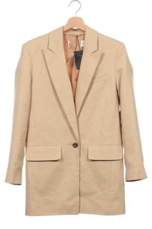 Damen Blazer ASOS, Größe XXS, Farbe Beige, Preis 90,02 €