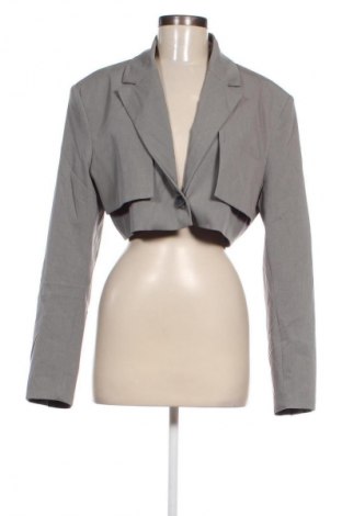 Damen Blazer Bershka, Größe L, Farbe Grau, Preis 13,99 €