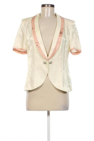 Damen Blazer Cream, Größe M, Farbe Gelb, Preis 41,99 €