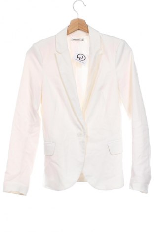 Damen Blazer Stradivarius, Größe XS, Farbe Ecru, Preis 11,99 €