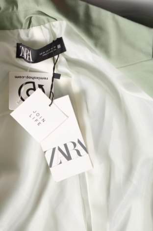 Γυναικείο σακάκι Zara, Μέγεθος S, Χρώμα Πράσινο, Τιμή 43,49 €