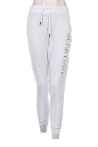 Pantaloni trening de femei Scervino Street, Mărime L, Culoare Alb, Preț 375,99 Lei