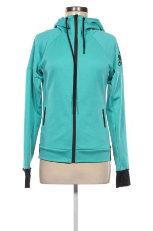 Bluză trening de femei Adidas, Mărime XS, Culoare Verde, Preț 142,99 Lei