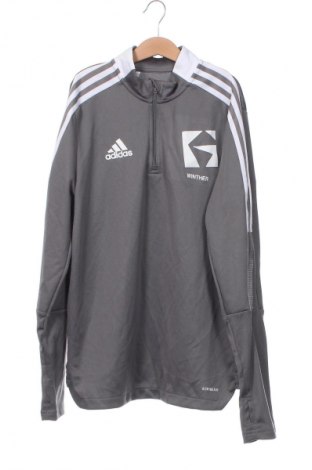 Kinder Shirt Adidas, Größe 12-13y/ 158-164 cm, Farbe Grau, Preis 24,99 €