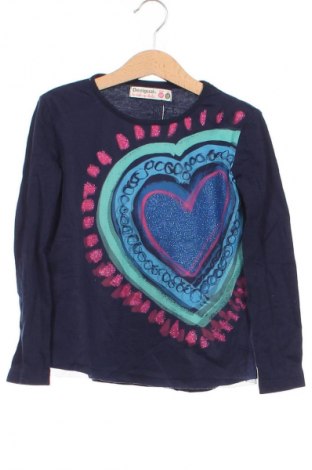 Kinder Shirt Desigual, Größe 4-5y/ 110-116 cm, Farbe Blau, Preis 6,49 €