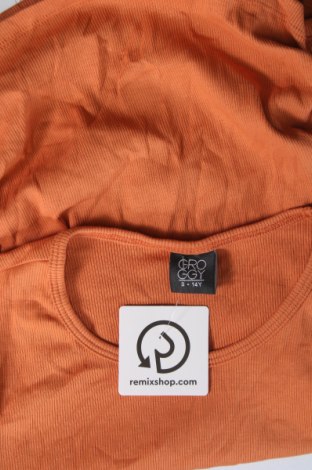 Kinder Shirt Groggy, Größe 14-15y/ 168-170 cm, Farbe Orange, Preis € 5,99